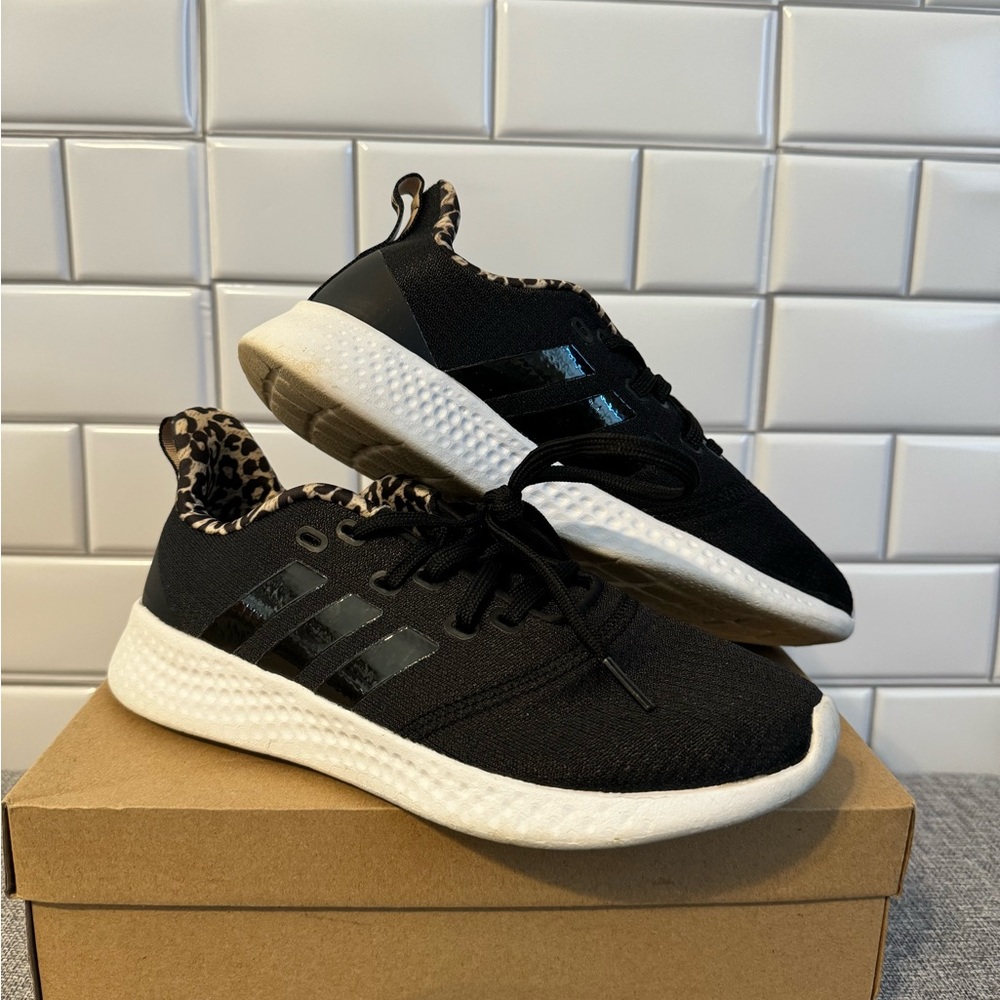 WOMEN'S ADIDAS CLOUDFOAM PURE 2.0 SUSTAINABLE SLIP-ON SNEAKERS-7.5